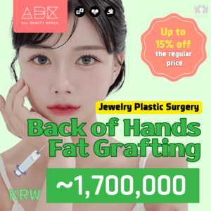 Promotional image for Back of Hands Fat Grafting with price details